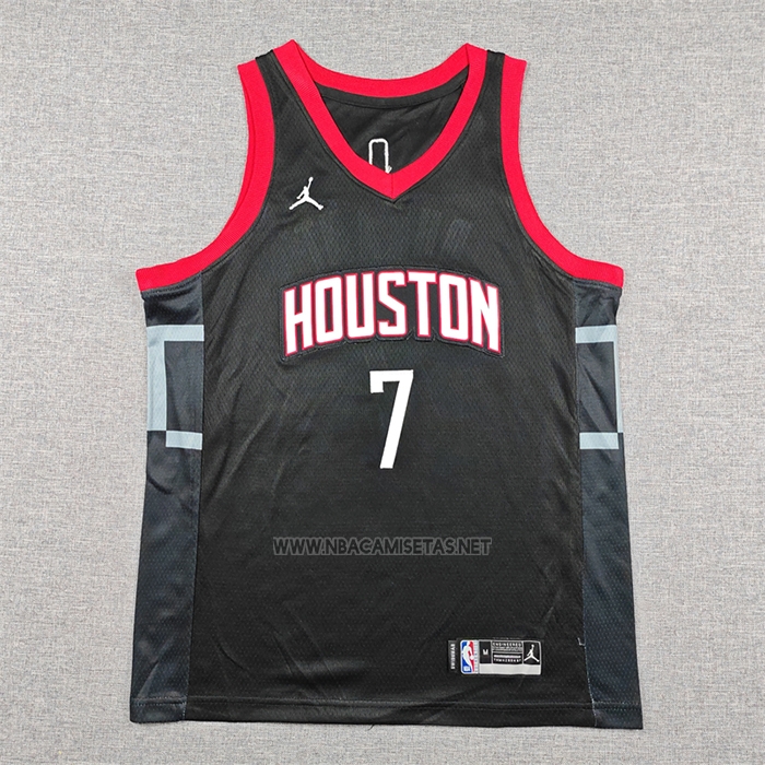 Camiseta Nino Houston Rockets Kevin Durant NO 7 Statement 2025-26 Negro